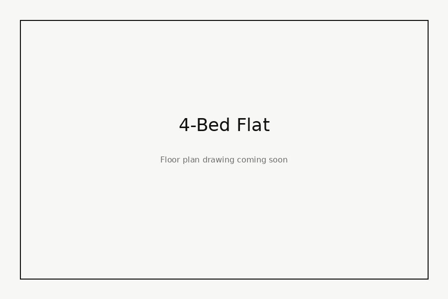 4-Bed Flat at Arkadia on the Hill — drawing coming soon